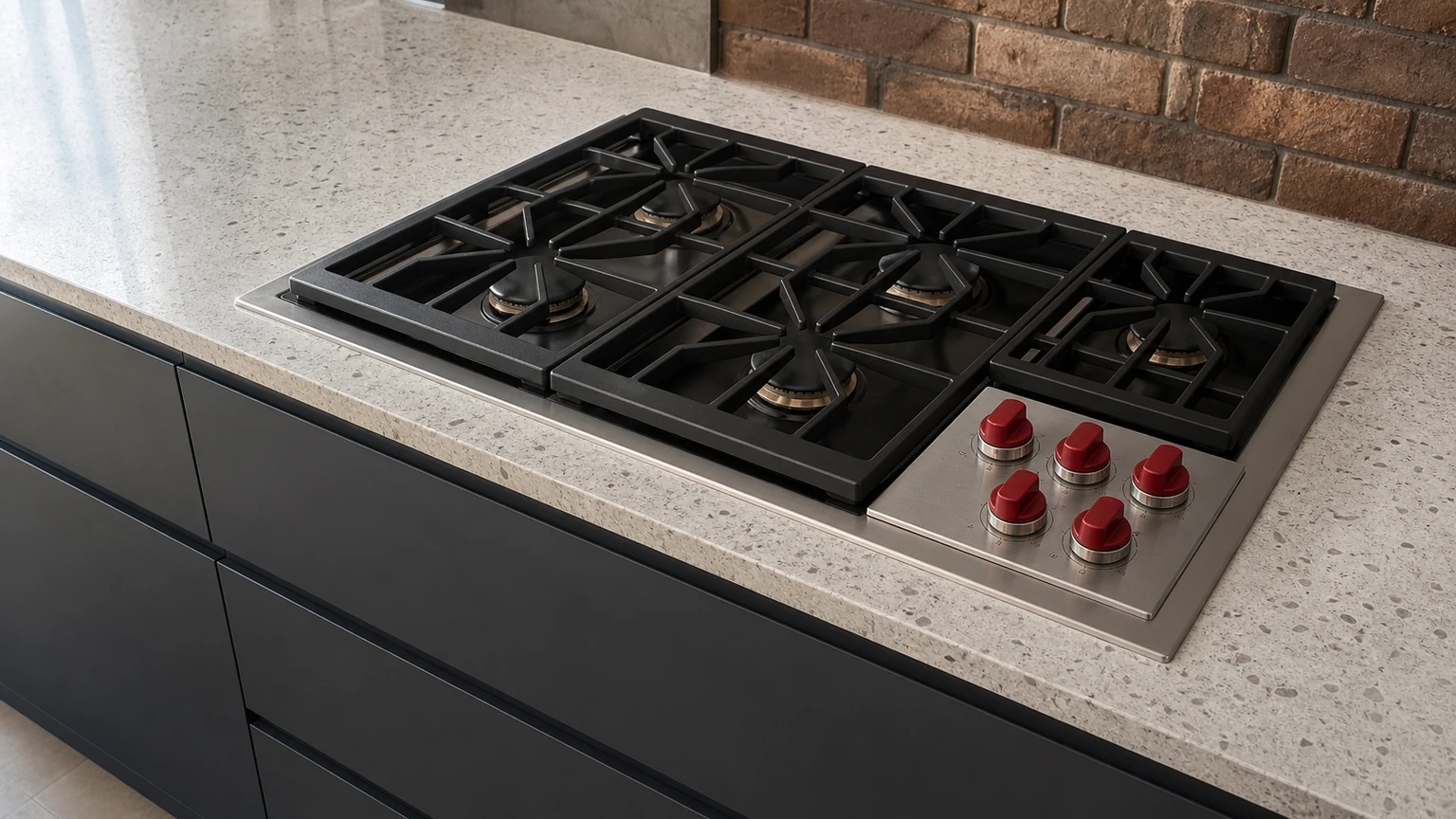 Built-in cooktop diagnostic visit in the service area